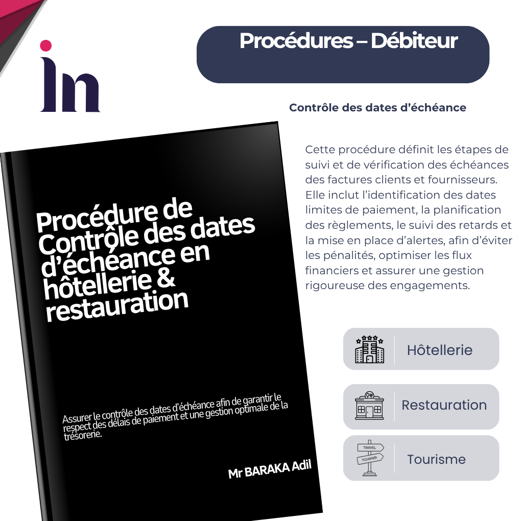 Procédure de contrôle des dates d’échéance en hôtellerie & restauration