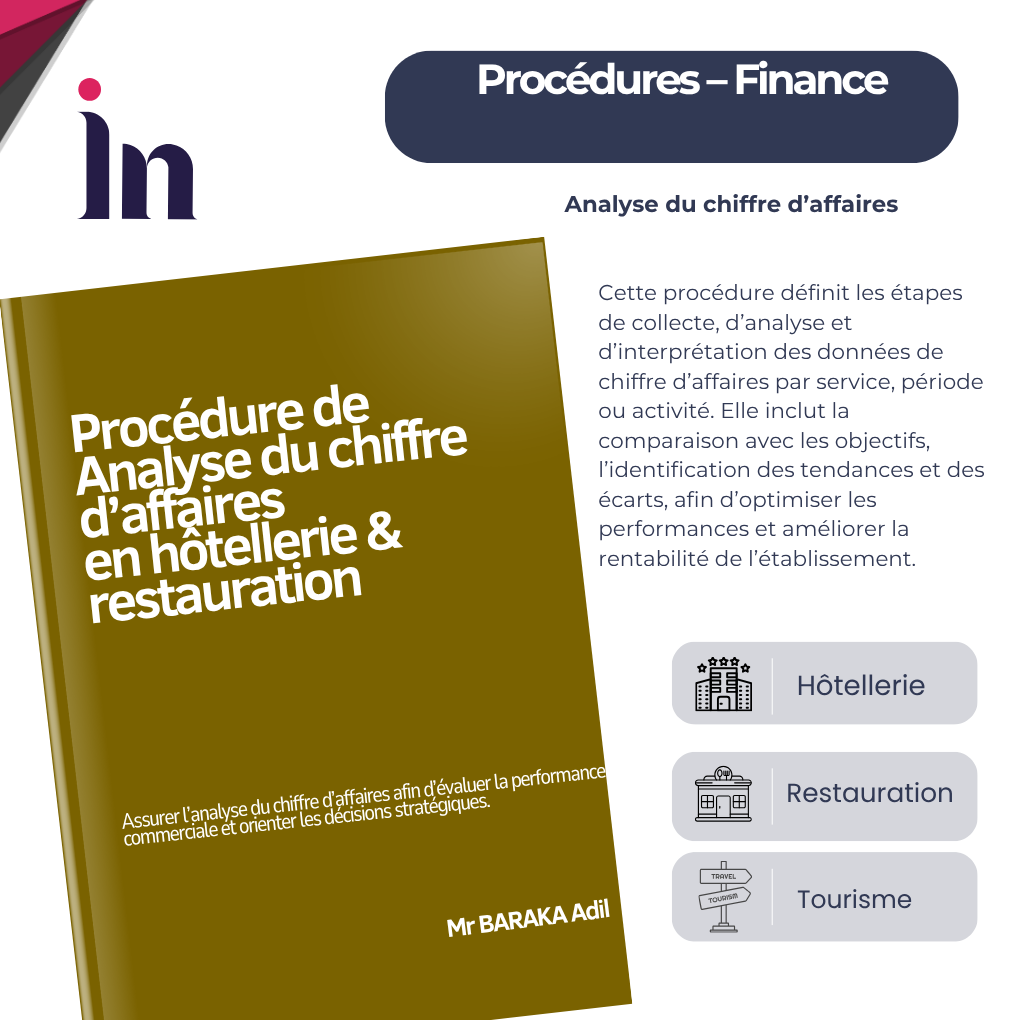 Procédure d’analyse du chiffre d’affaires en hôtellerie & restauration